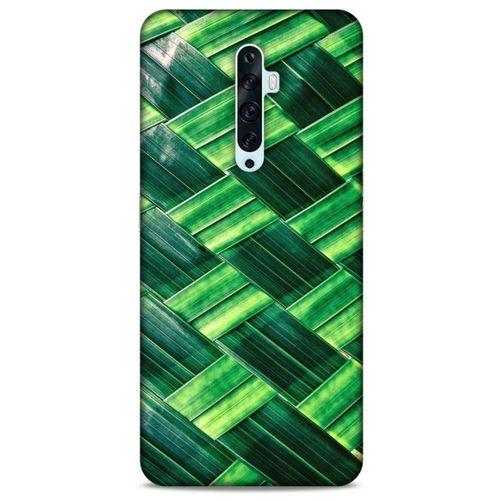 Lopard Oppo Reno 2z Uyumlu Kılıf Bahar (37) Silicone Cover Bambu Yaprak