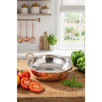 Turna Bakır Çelebi Tava 1 No 14 Cm Düz Kırmızı Turna7593-1