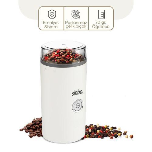 Çelik Bıçaklı Kahve & Baharat Öğütücü 180W (70 g)