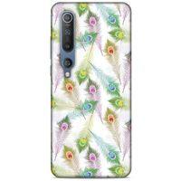 Xiaomi Mi 10 Kılıf Desenli Özel Seri Tüyler (23) Ultra Koruma Kılıfı