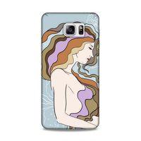 Samsung Galaxy Note 5 Uyumlu Kılıf Face'X 17 Tasarım Kılıf Uzun Saçlı