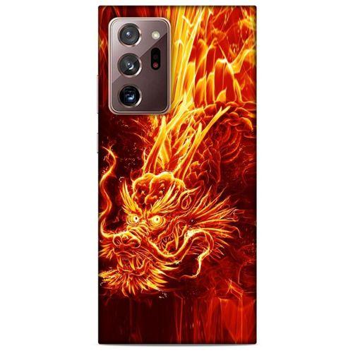 Samsung Galaxy Note 20 Ultra Kılıf Dragons (12) Koruyucu Silikon Ateş Ejderhası