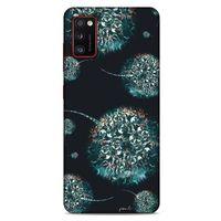Y.Liva-2021 Özel Seri Siyah Soyut-63 Samsung Galaxy A41 Kılıf Silikon Kapak
