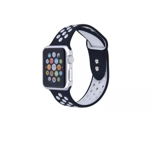 Apple Watch 2 3 4 5 6 - 42-44mm Delikli Silikon Spor Kordon Kayış