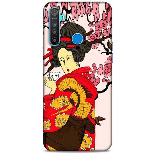 Oppo Realme 5i Kılıf Japonya (10) Full Koruma Kılıfı Japon Geyşa
