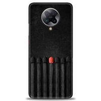 Xiaomi Poco F2 Pro Kılıf HD Baskılı Kılıf - Kibrit Çöpleri + Tam Ekran Koruyucu