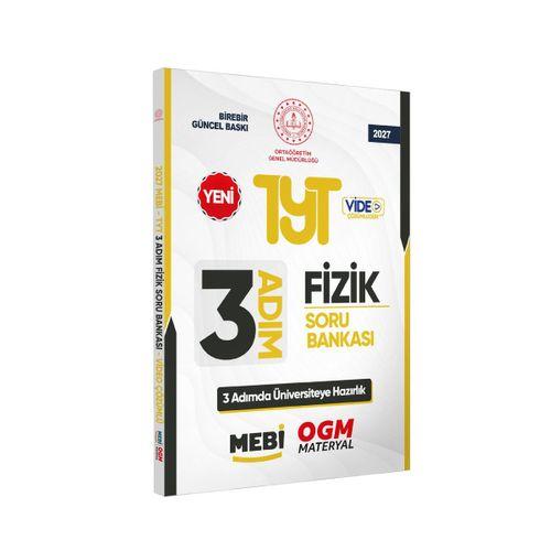 2027 TYT MEBİ-OGM 3 ADIM Fizik Soru Bankası RENKLİ A4 Boyut Video Çözümlü BASKI ÜCRETİ