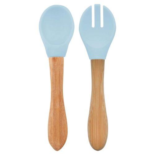 Eğitici Oyuncak   Mama Kaşığı ve Çatal Seti Mineral Blue