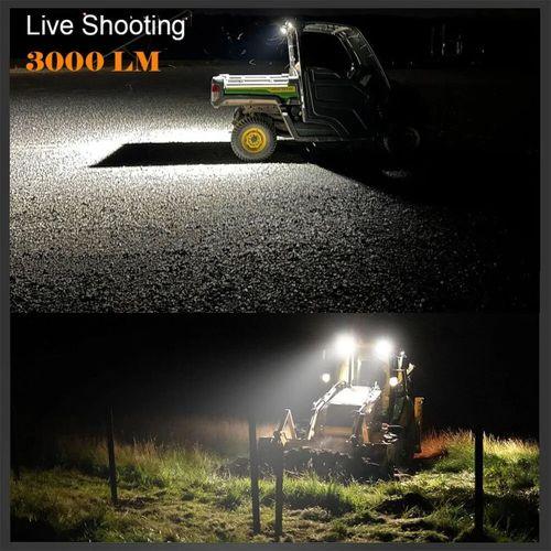 Offroad sis lambası 4 led beyaz 20w 12-30v adet uzun kablosuz / LASS399