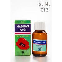 Haşhaş Yağı 50 Ml X12 Adet