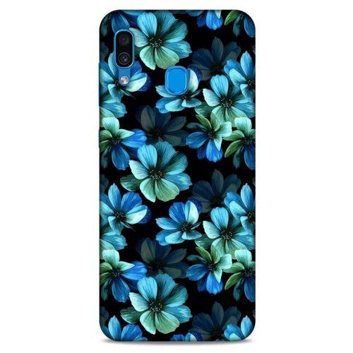 Samsung Galaxy A30 Uyumlu Kılıf Mavi Delisi (44) Tough Armor Kılıf Bahar