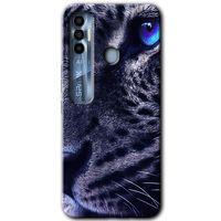 Tecno Spark 7 Pro Kılıf HD Desen Baskılı Arka Kapak - Kaplan + Kırılmaz Cam