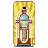 Retro (45) Desen Liquid Air Kılıf Renkli Samsung Galaxy J4 Plus Kılıf