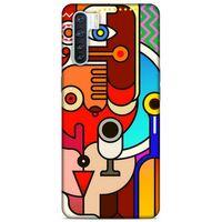 Lopard Oppo A91 Uyumlu Kılıf Soyut Sanat (8) Desenli Baskılı Kılıf