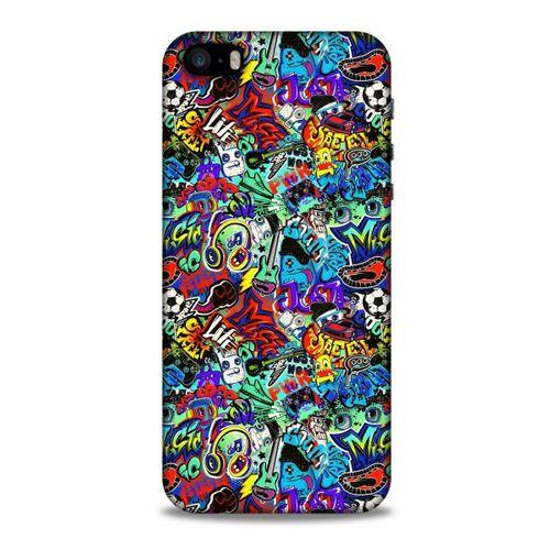 Graffitix (24) Desenli Silikon Kapak Apple Iphone 5S Kılıf