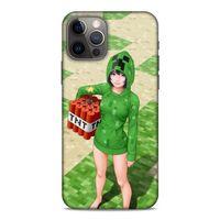 Lopard Apple iPhone 12 Pro Uyumlu Kılıf PiXel (33) Hybrid Kılıf TNT Girl