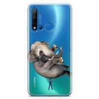 Huawei P20 Lite 2019 Kılıf Lider Ruhu Arka Kapak Koruma Desenli Full Koruyucu