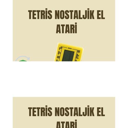 Taşınabilir Tetris Oyunu El Konsolu – Dayanıklı Plastik, Pil İle Çalışan Retro Oyun Aleti