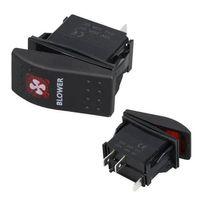 PowerMaster ﻿Havalandırma Sembollü Işıklı 3 Pinli On-Off 12-24V Marin Switch