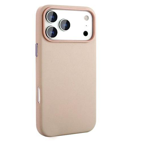 Apple iPhone 17 Pro Kılıf M-safe Şarj Özellikli PU Deri Görünümlü Zore Kupra Kapak