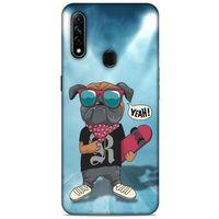 Oppo A31 Kılıf Köpek Kıyafetleri (4) Koruma Kılıfı Bulldog Fular