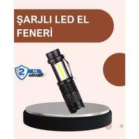 Alüminyum Gövdeli 2000 Lümen Güçlü Led El Feneri