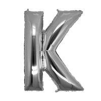 Gümüş Rengi Folyo Harf Balon 1 Metre
