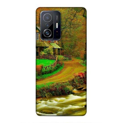 Xiaomi Mi 11T 5G Uyumlu Kılıf Azarbaijan (48) Bumper Kılıf Orman Evi