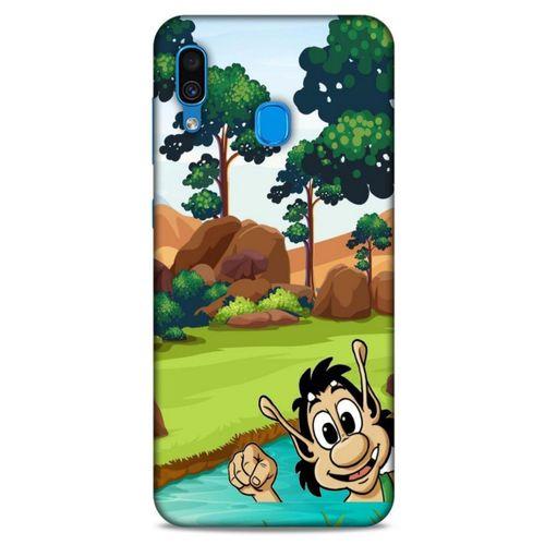 Retro (10) Desen Full Koruma Kılıfı Renkli Samsung Galaxy A30 Kılıf