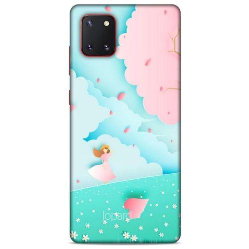 Samsung Galaxy Note 10 Lite Kılıf Pastel Renkler (45) Liquid Air Kılıf Mavi Toz Pembe