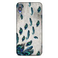 Samsung Galaxy M10 Kılıf Desenli Özel Seri Tüyler (16) Kalın Kılıf
