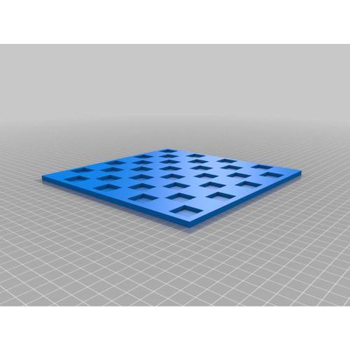 One Renk Satranç Tahtası 3D Baskı (Bu ürün Sadece Plastik parçadır - Almadan Önce Soru Sorabilirsiniz)