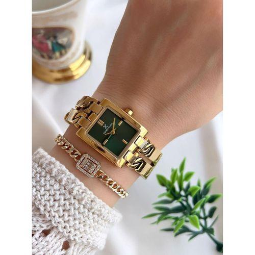 Daniel Klein Çelik Kordon 30 Metre Suya Dayanıklı Özel Tasarım Kadın Kol Saat+Bileklik VS.BLKT.0727