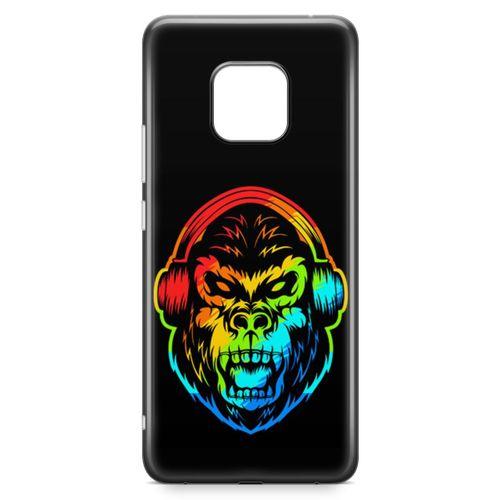 Huawei Mate 20 Pro Kılıf Goril Colorful Arka Kapak Koruma Desenli Full Koruyucu
