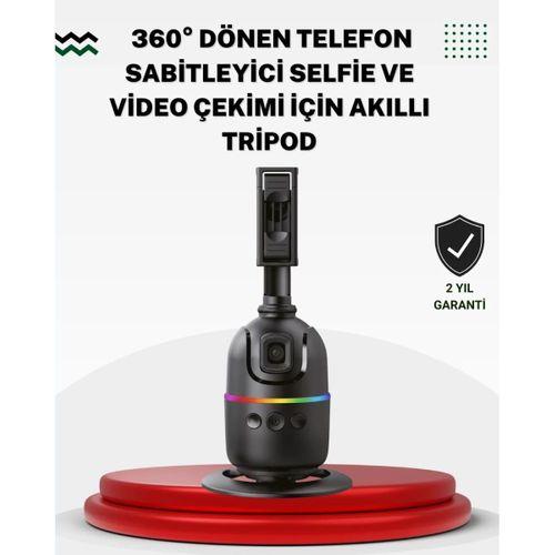 Sosyal Medya İçerikleri İçin Otomatik Yüz Takipli 360° Döner Gimbal Stand