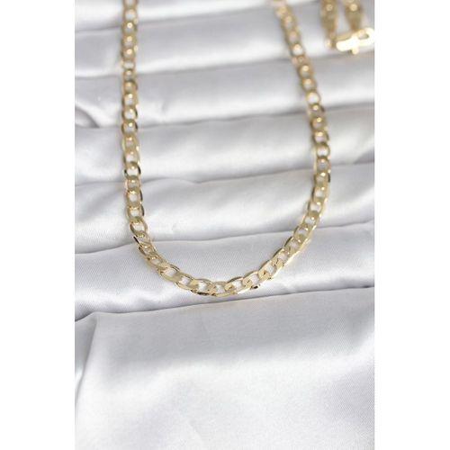 CM 14K Gold Renk Kalın Zincir Model 60 cm Kadın Kolye