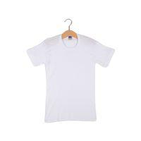 Erkek Çocuk Kısa Kollu Bisiklet Yaka Ribana Faniala 6 Lı Atlet Berrak-1510