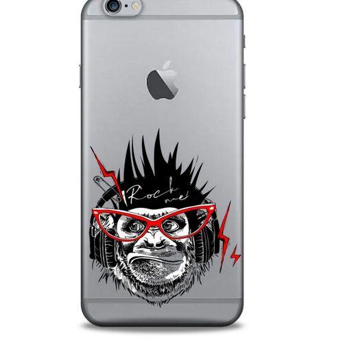 Zoologix (17) Apple Iphone 6 Plus Şeffaf Kılıf Silikon Desenli