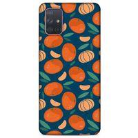 Frutix Mandalina 01 Samsung Galaxy A71 Kılıf Desenli Silikon