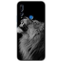Potkal Hediye Fabrikası Huawei P Smart Z Kılıf HD Desen Baskılı Arka Kapak - Lion