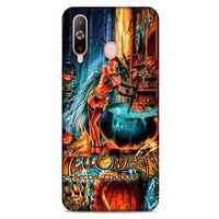 Samsung Galaxy A60 Kılıf Almanya (10) Full Koruma Kılıfı Helloween