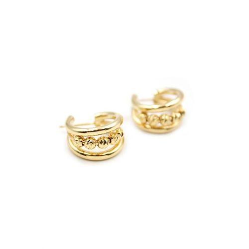 Dorika Halka Küpe - Altın