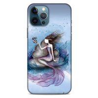 Y.Liva-2020 (Deniz Kızı) Apple iPhone 12 Pro Max Kılıf Silikon Kapak Desenli
