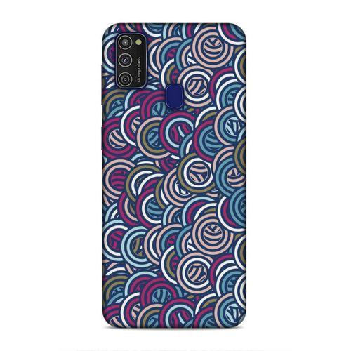 Samsung Galaxy M21 Uyumlu Kılıf Utopia (29) Arka Koruma Kılıfı Kirli Beyaz