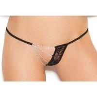 Fantezi Zincirli Dantelli String-Tanga