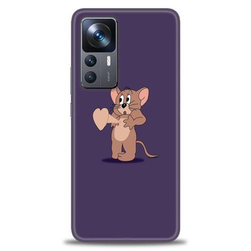 Xiaomi Mi 12T Kılıf HD Baskılı Kılıf - Aşık Jerry + Tam Ekran Koruyucu