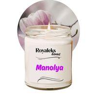 Doğal Özel Seri Kokulu Dekoratif Kavanoz Mum 210 cc - Manolya Esansı - RYL