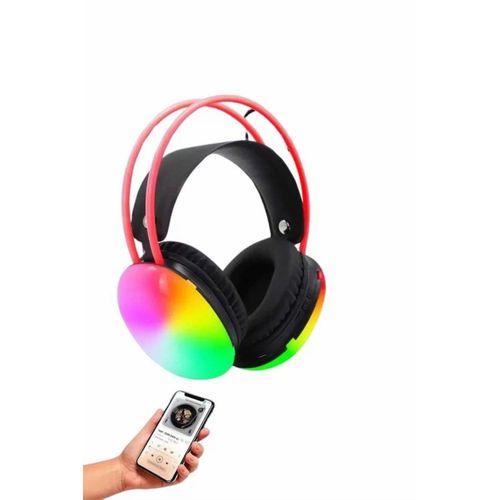 Kablosuz Bluetooth Kulaklık Rgb Işıklı Kulak Üstü 5.3 Bluetooth Bağlantılı
