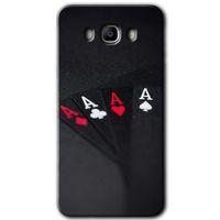 MRCİLETİSİM MRCİLETİSİM Samsung Galaxy J7 2016 Kılıf HD Desen Baskılı Arka Kapak + Temperli Cam - Full As