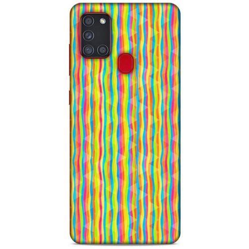 Geometrix 86 Samsung Galaxy A21s Kılıf Silikon Kapak